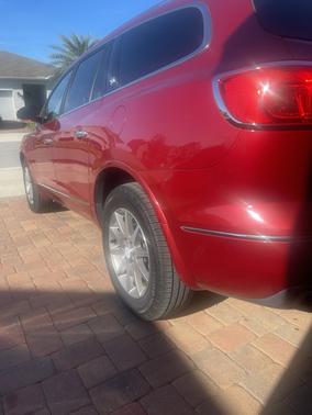 Red 2014 Buick Enclave Leather