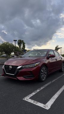 Red 2020 Nissan Sentra SV