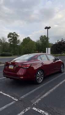Red 2020 Nissan Sentra SV
