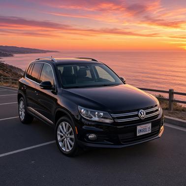 Black 2014 Volkswagen Tiguan 4MOTION Auto SEL