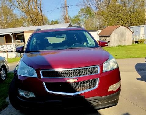 Red 2011 Chevrolet Traverse LT