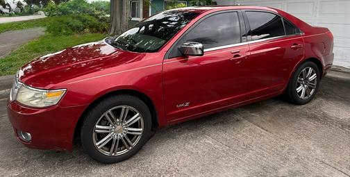 Red 2008 Lincoln MKZ Base