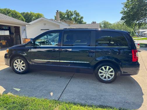 Blue 2013 Chrysler Town & Country Touring