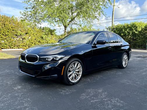 Black 2024 BMW 330e Base