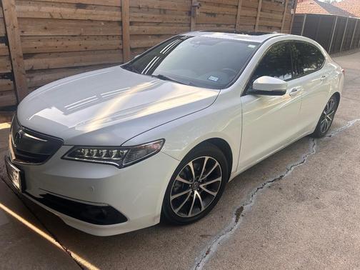 White 2017 Acura TLX V6 w/Advance Package