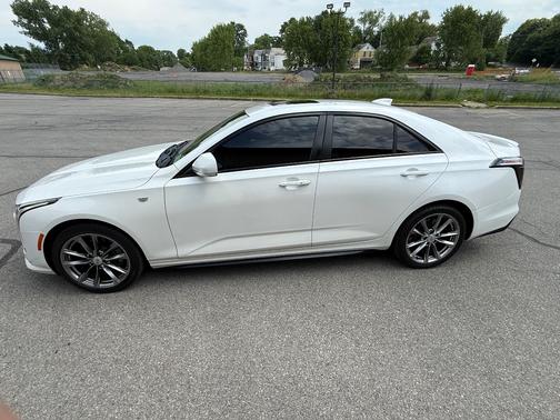 White 2021 Cadillac CT4 Sport