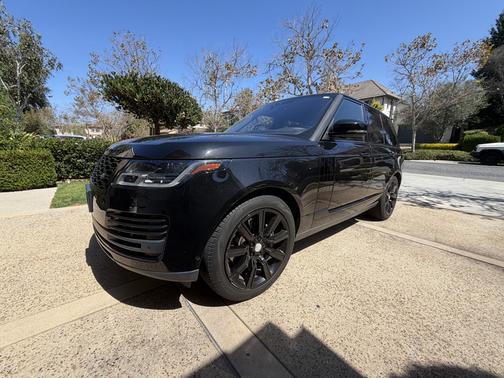 Black 2019 Land Rover Range Rover 3.0L V6 Supercharged HSE