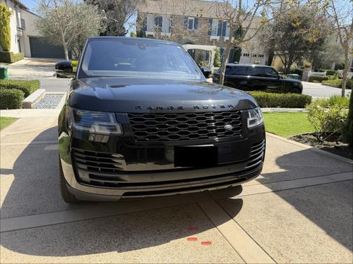 Black 2019 Land Rover Range Rover 3.0L V6 Supercharged HSE