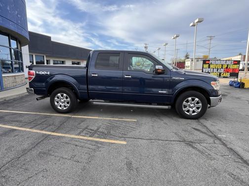 Blue 2014 Ford F-150 Lariat