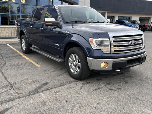 Blue 2014 Ford F-150 Lariat