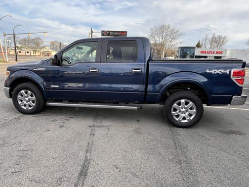 Blue 2014 Ford F-150 Lariat