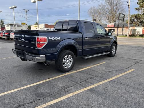 Blue 2014 Ford F-150 Lariat