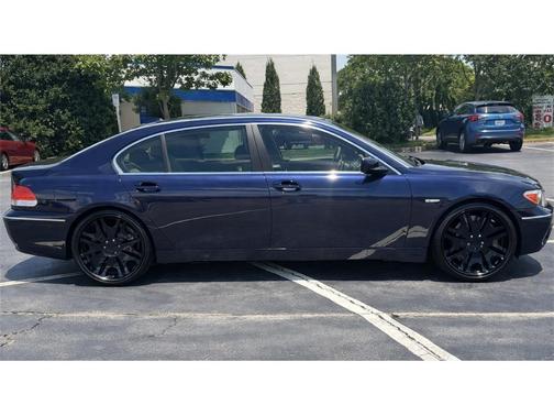 Blue 2004 BMW 745 Li