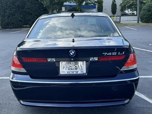 Blue 2004 BMW 745 Li