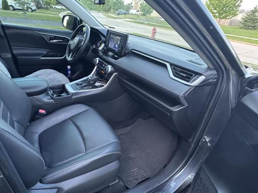 Gray 2021 Toyota RAV4 Hybrid XLE Premium