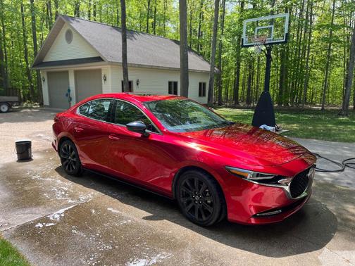 Red 2021 Mazda Mazda3 2.5 Turbo AWD