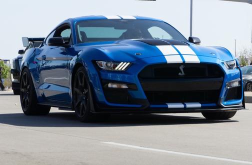 Blue 2021 Ford Shelby GT500 Base