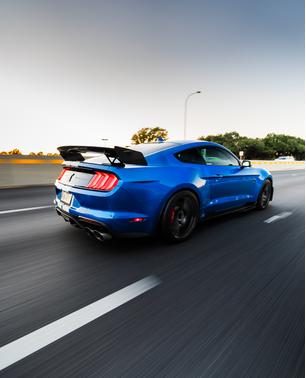 Blue 2021 Ford Shelby GT500 Base