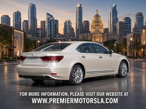 Gold 2015 Lexus LS 460 Crafted Line
