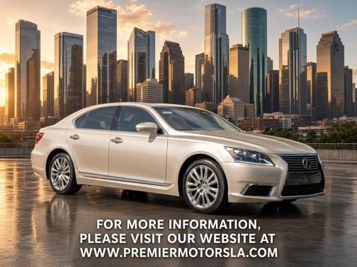 Gold 2015 Lexus LS 460 Crafted Line