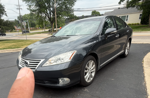 Gray 2010 Lexus ES 350 Base