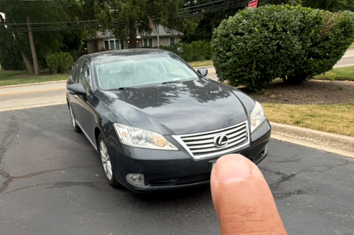 Gray 2010 Lexus ES 350 Base