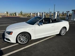 White 2015 Audi S5 3.0T Premium Plus
