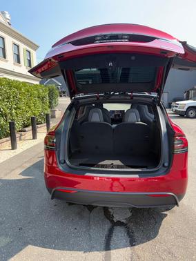Red 2026 Tesla Model X Plaid