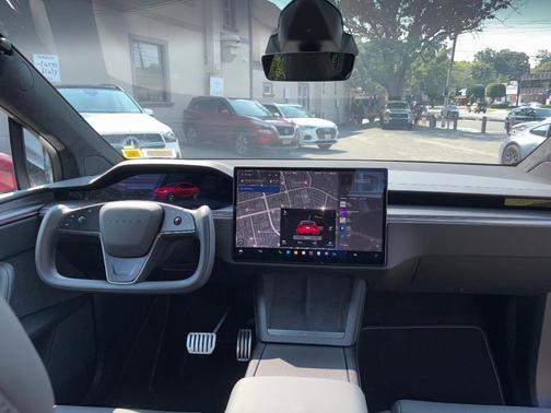 Red 2026 Tesla Model X Plaid