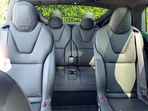 Red 2026 Tesla Model X Plaid