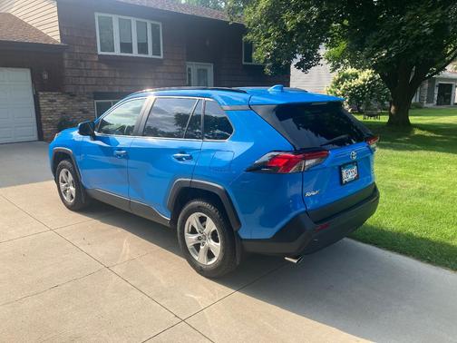 Blue 2019 Toyota RAV4 XLE