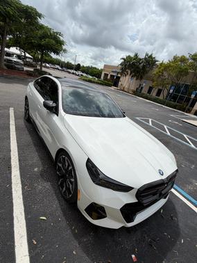White 2024 BMW i5 M60