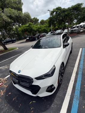White 2024 BMW i5 M60