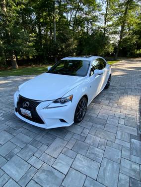 White 2014 Lexus IS 350 Base