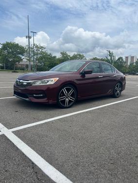 Red 2016 Honda Accord Sport