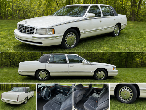 White 1998 Cadillac DeVille Base