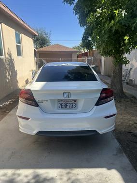 White 2014 Honda Civic LX