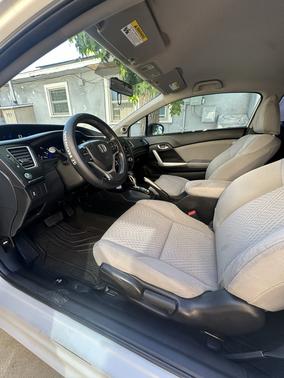 White 2014 Honda Civic LX