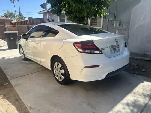 White 2014 Honda Civic LX