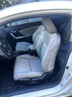 White 2014 Honda Civic LX