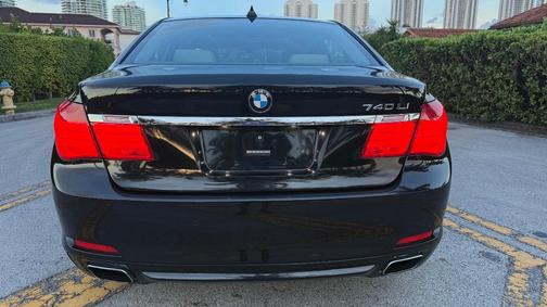 Black 2011 BMW 740 Li