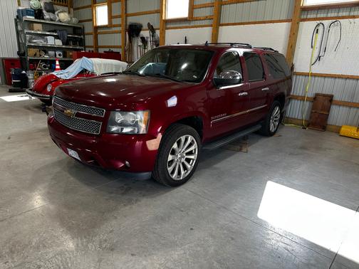 Red 2010 Chevrolet Suburban 1500 LTZ