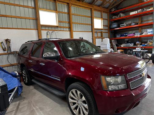 Red 2010 Chevrolet Suburban 1500 LTZ