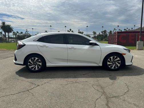 White 2018 Honda Civic LX