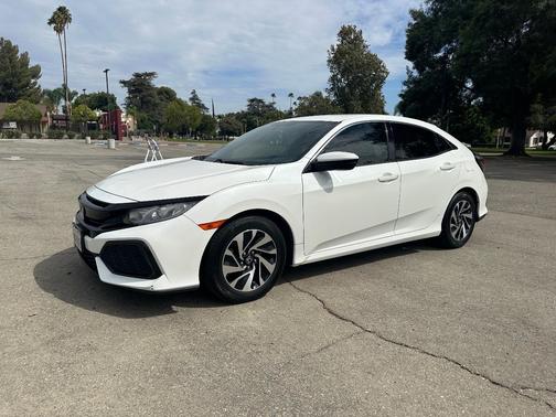 White 2018 Honda Civic LX