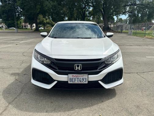 White 2018 Honda Civic LX