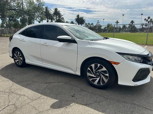 White 2018 Honda Civic LX