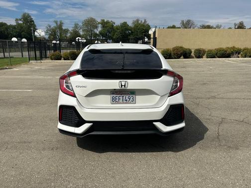 White 2018 Honda Civic LX