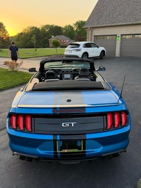 Blue 2019 Ford Mustang GT Premium