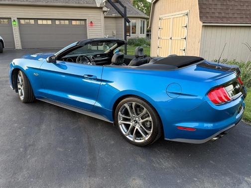 Blue 2019 Ford Mustang GT Premium